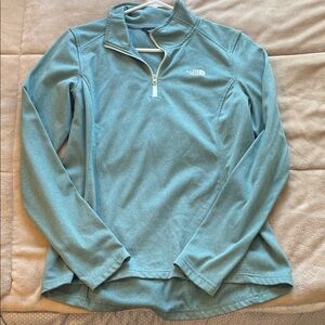 The North Face Light Blue Quarter-Zip Pullover
